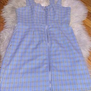 Forever 21 blue plaid dress